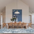 thumbnail image 4 of Roxstand Washable Rugs 10x14, Abstract Distressed Area Rugs for Living Room, Non Slip Accent Bedroom Rug (10'x14', Blue), 4 of 11