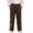Brown, variant on BLVB Uniform Trousers for Boys Girls Elastic Waist Straight Leg School Dress Pants with Pockets(Wine,14-15 Years)
