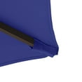 thumbnail image 6 of WestinTrends Paolo 9 Ft Patio Umbrella with Base Included, Market Table Umbrella with with 30 Pound Solid Decorative Round Concrete Base, Royal Blue, 6 of 8