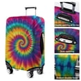 thumbnail image 5 of Rainbow Tie Dye Mandala Pattern Luggage Cover Fashion Suitcase Cover Baggage Covers Fit 25-28 Inch Luggage (Go Travel), 5 of 5