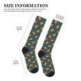 thumbnail image 2 of Lsque Hot Dog 6 Pattern Sport Compression Socks for Men & Women 15-20 mmHg Knee High Nurse Pregnant Running Medical and Travel Athletic, 2 of 6