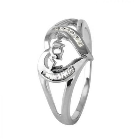 Foreli 0.09 CTW Diamond 10k White Gold Ring