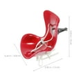 thumbnail image 2 of SEWACC 1Pcs Chaise Miniature en Plastique Rouge pour Poupée Bébé pour Enfants et Parents, 2 of 8