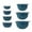 Agave, variant on KitchenAid 7-Piece Plastic Nesting Mixing Bowl Set and Prep Bowls with Lids, Agave