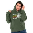 thumbnail image 3 of Funny Cool UFOs Space Alien Believers Unisex Plus Fleece Graphic Hoodie Brisco Brands 4X, 3 of 5