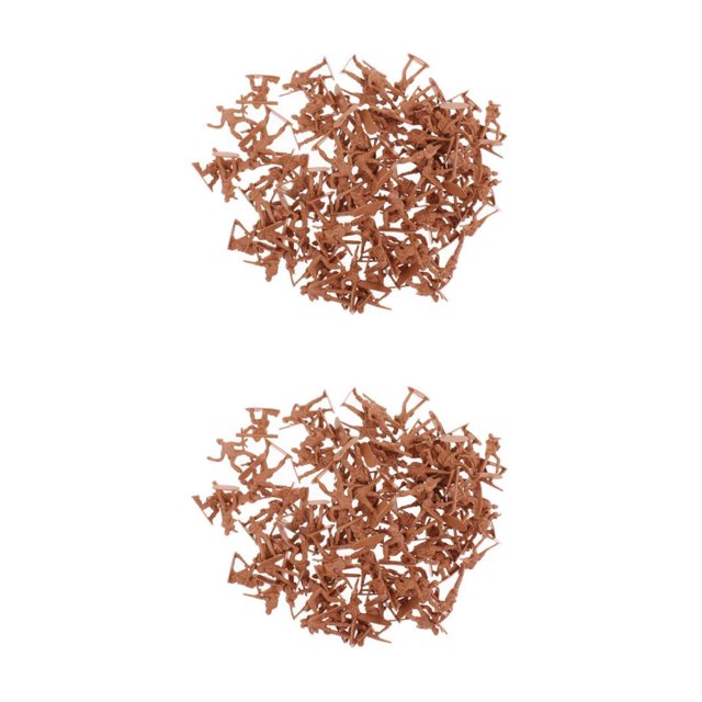 Bewildely Plastic Soldier 5cm Action Figures for Color Sand War Game 5cm 100 uds Color Arena 2Conjunto