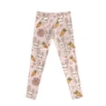 thumbnail image 7 of COEQINE Girls Leggings Buttery Soft Yoga Pants Full Length High Waist Tummy Control for Jogging Running for 4-5 Years Kids Girls for Easter, Easter Bunny Carrot Pink, 7 of 7