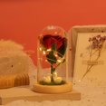 thumbnail image 2 of Christmas Day Rose Gifts for Her, Rose in Glass Dome Lasts Forever Red Rose with Lights,Gifts for Women Mom Wife,Anniversary（9*7*15cm), 2 of 5