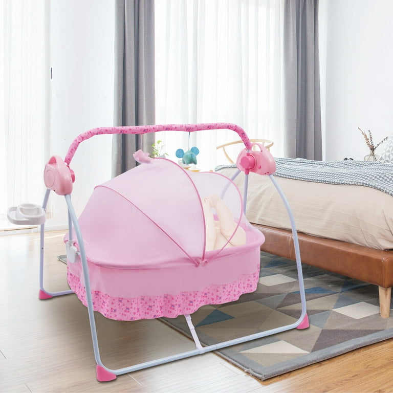 Baby swing cot outlet electric