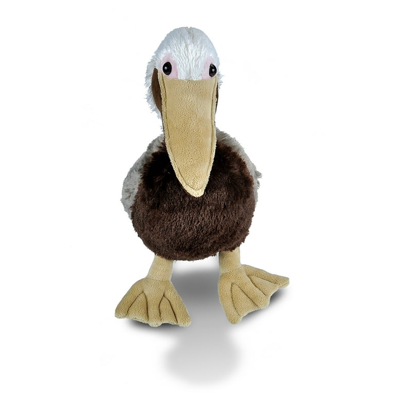 Wild Republic Cuddlekins Brown Pelican Stuffed Animal, 12 Inches
