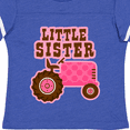 thumbnail image 4 of Inktastic Pink Tractor Little Sister Girls Toddler T-Shirt, 4 of 5