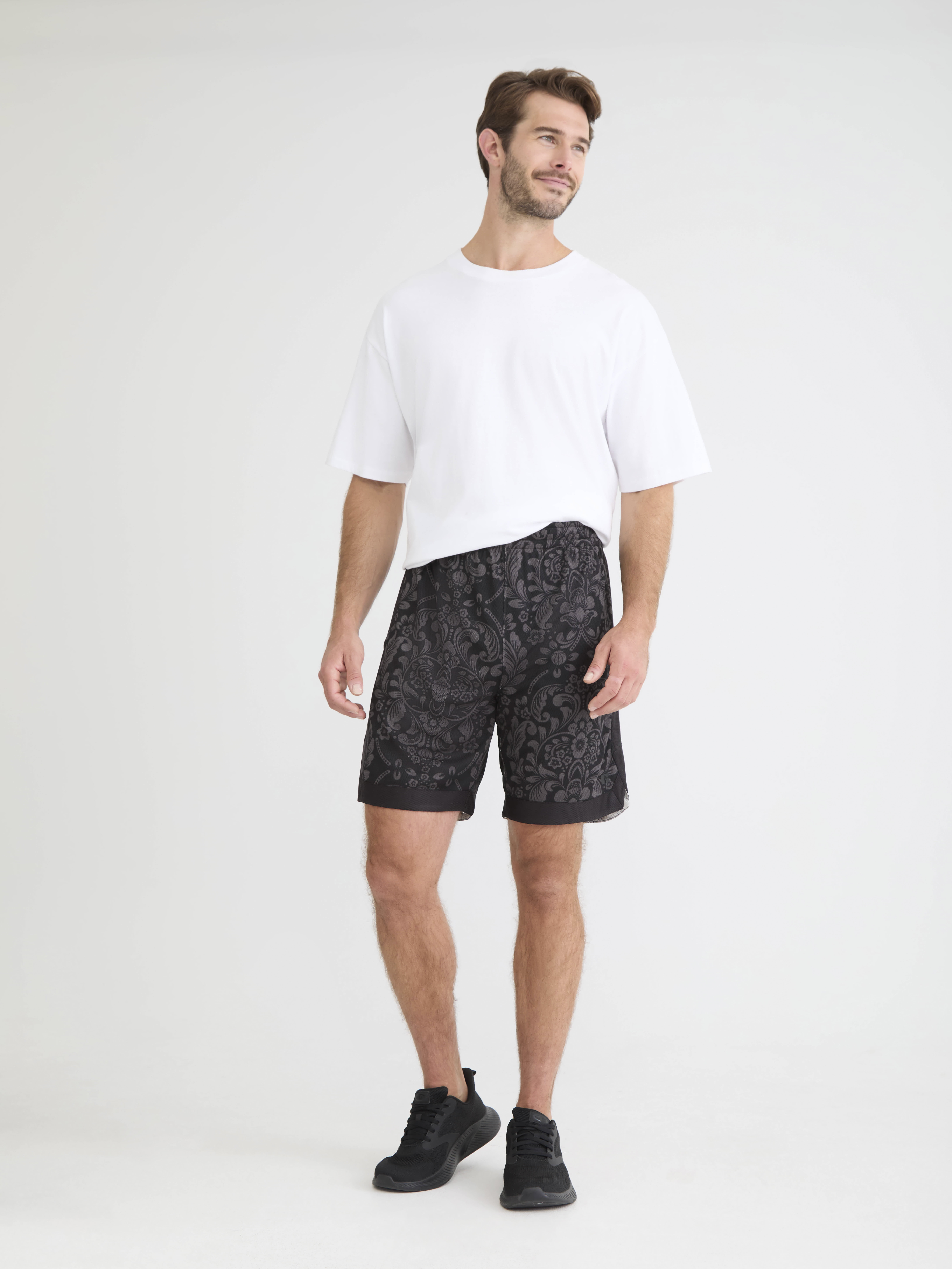 Russell Athletic Men's Printed Basketball Shorts, 8" Inseam, Sizes S-2XL