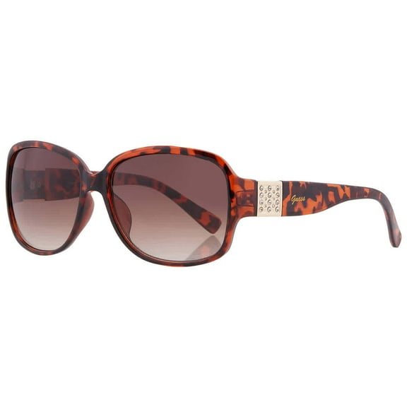 Guess Factory Brown Gradient Square Ladies Sunglasses GF0411 52F 58