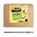thumbnail image 3 of BIC Round Stic Xtra Life Ballpoint Pen, Medium Point 144 Ct, 3 of 10