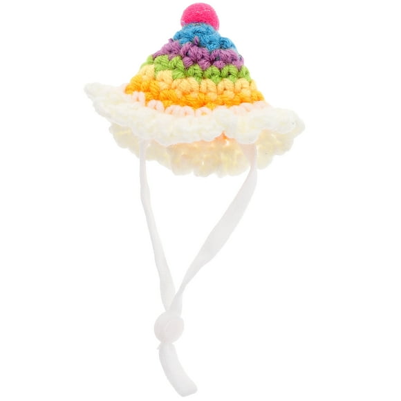 KAKOWELY Lindo sombrero para hámster, accesorio decorativo para disfraz de animal pequeño, mini sombrero ligero para mascota pequeña
