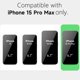 thumbnail image 2 of Loeoel Funda Para Iphone 15 Pro Max Silicona Minimalista Ultra Delgada Gel De Goma Suave Color Sólido Mate Tpu Linda Funda Para Mujeres Hombres Diseño Estético Liso Femenino Y Cubierta De Cámara Negro, 2 of 5