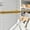 Brushed Gold, variant on Valet Rod For Closet Pull Out, Heavy Duty Adjustable Valet Rod For Closet, Laundry Room, Bedroom, Bathroom (Black)