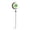 A003- Green, variant on Solar Outdoor Light Metal Yard Art Outdoor Moon Decor Yard Wind Spinner Outdoor Blue Green Windmill Lawn Decorations Outdoor 1 Pc