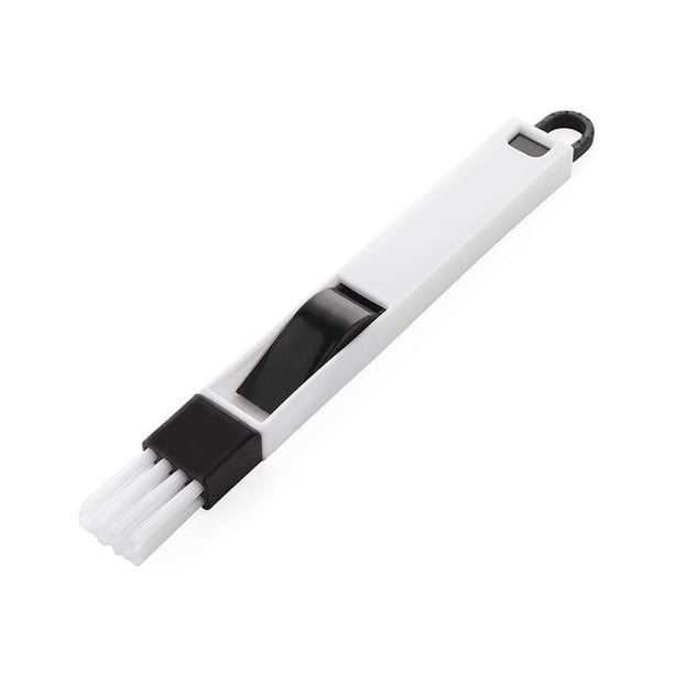 Ounissouiy Cepillo de limpieza multifuncional para puerta y ventana, removedor de teclado, pala para rincón, herramientas de pista, oficina en Suministros de limpieza para el hogar Negro