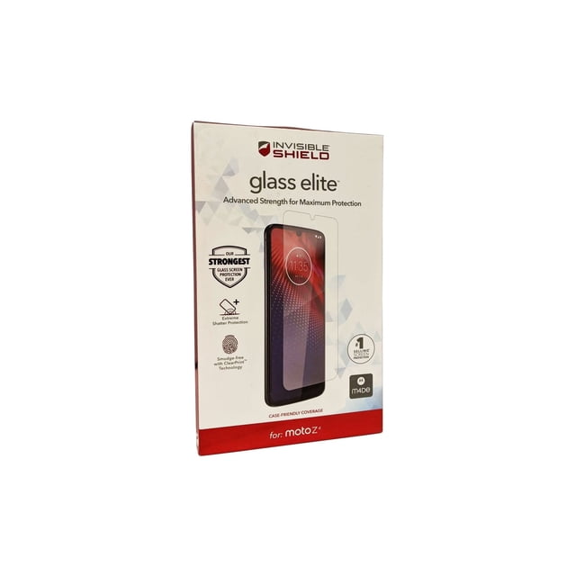 Protector de pantalla ZAGG Glass Elite para Moto Z4, transparente