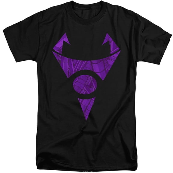 Invader Zim Irken Logo Tubed Unisex Adult Tall T Shirt,Black, 2X-Large