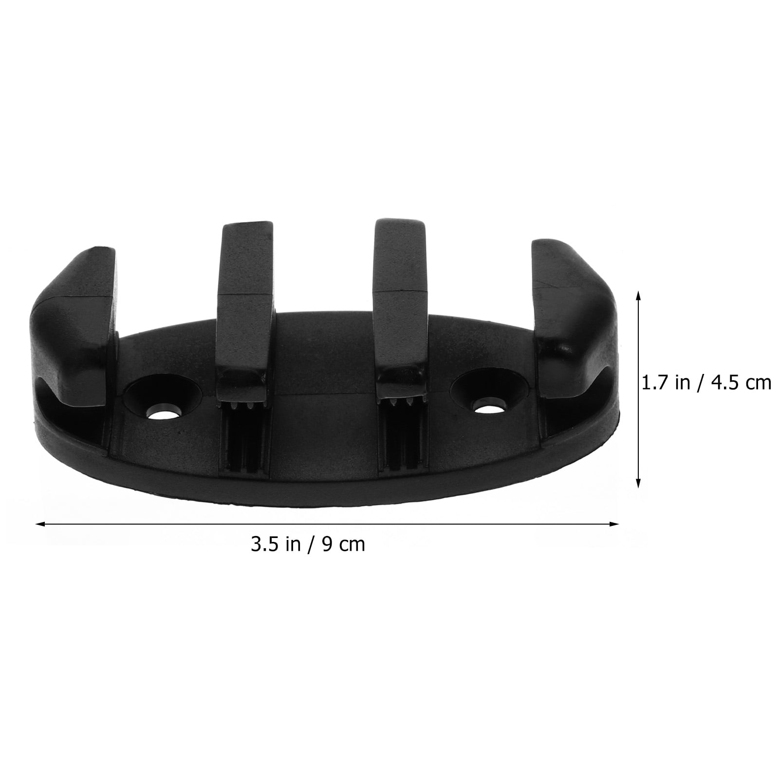 LABSERRON 1 Set Kayak Accessories for Boating and Fishing in Black 9x4.5cm