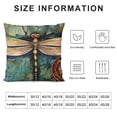 thumbnail image 5 of COMIO  I Will Always Be with You Vintage Dragonfly Throw Pillow Covers,Bedroom Living Room Home Decor,Gifts for Christian Woman, Lost Memorial Gift, 5 of 5