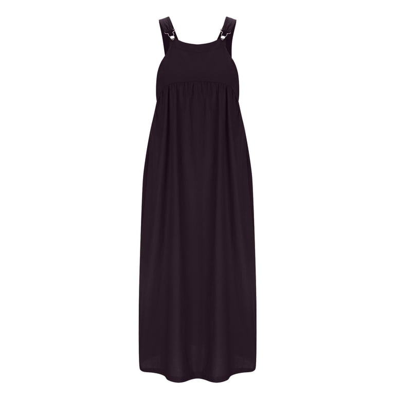knee length dresses for ladies Linen Pinafore Dress – Old Linen Mill