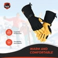 thumbnail image 5 of Daniel Smart Winter Work Gloves - Insulated Waterproof Snowboard Gloves - Cold Weather Warm Gloves for Outdoor Activities., 5 of 7