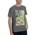 thumbnail image 2 of Bingfone Watercolor Blooming Cactus Men'S Loose Fit Short-Sleeve Pocket T-Shirt, 2 of 7
