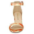 thumbnail image 2 of BLISSFUL STEP Women's Chunky Heel Open Toe Ankle Strap Sandals, 2 of 6