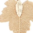 thumbnail image 3 of Paquete de 2 pendientes de hoja de joyería, collar de abalorio de hoja natural puro Retro para mujer Oro Zulema Colgantes de los encantos de la hoja natural, 3 of 8