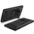 thumbnail image 3 of Dteck Full Protective Shockproof Case For Samsung Galaxy Note 20 Ultra (6.9 inches),Hybrid Rubber Metal Kickstand Tempered Glass Screen Protector Note 20 Ultra 5G Hard Cover,Black, 3 of 7