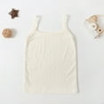 thumbnail image 3 of Hiijoy Toddler Girls Ribbed Camisole Solid Color Sleeveless Undershirt Vest, Sizes 18M-4T, 3 of 3