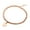 Pink Rose Gold, variant on Womens Stainless Steel Heart Charm Beaded Ball Delicate Adjustable Bracelet, Rose Gold
