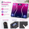 thumbnail image 2 of Ktaxon Bathroom Weight Scale, Highly Accurate Digital Bathroom Body Scale, Measures Weight up to 180kg/396 lbs., Purple Gradient, 2 of 14