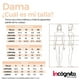thumbnail image 5 of Blusa Bicolor Mujer Con Cuello Moda Casual Formal Ligera blanco XG, 5 of 5