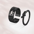 thumbnail image 6 of 2Pcs Adjustable Open Dinosaur Delicate Electroplate Process Fashion Personality black, 6 of 8