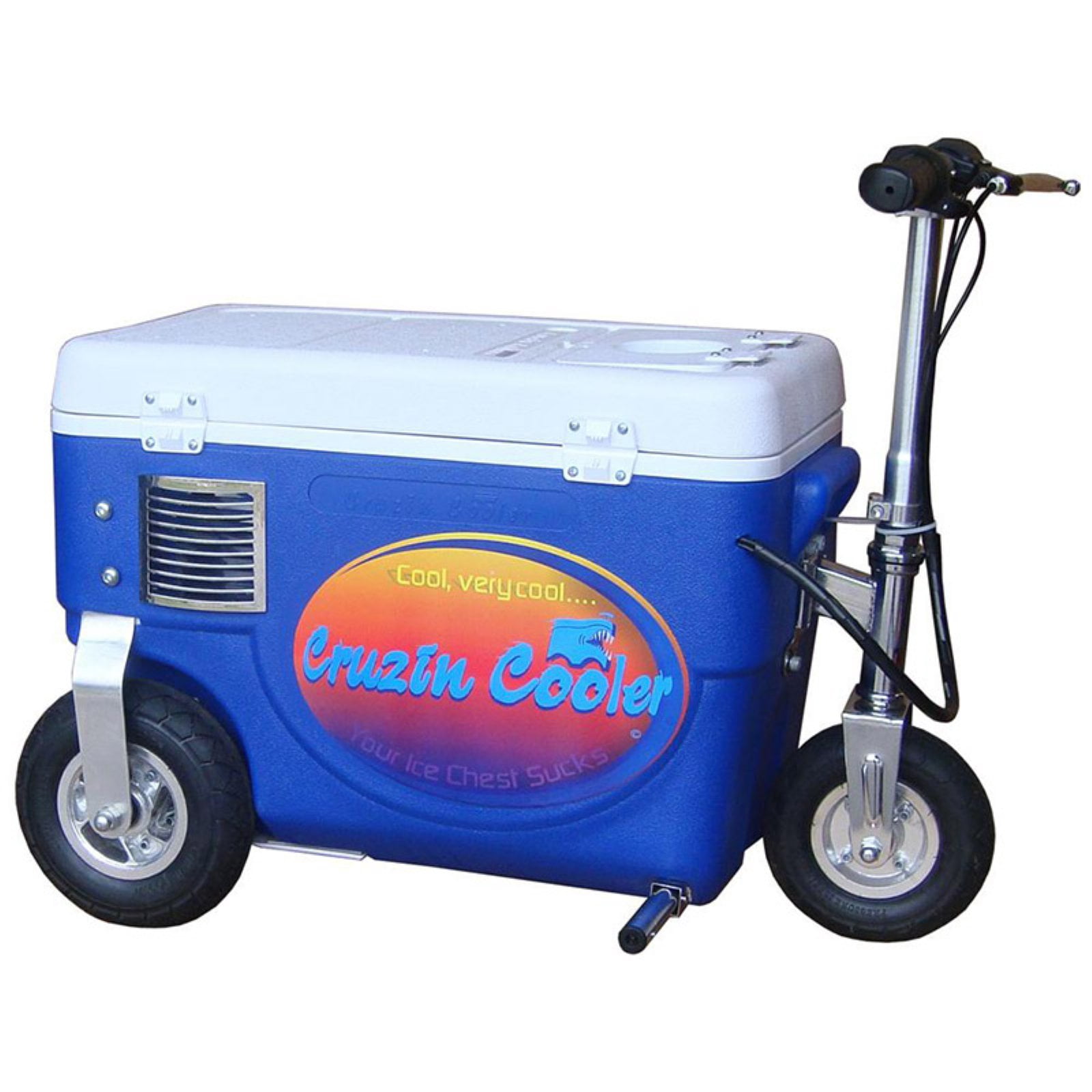 Cruzin Cooler 500w Ice Chest Water Cooler with Scooter, Blue