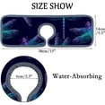 thumbnail image 4 of SKYSONIC Faucet Absorbent Mat 3 Pcs Dragonfly Kitchen Faucet Splash Catcher Washable Counter Drying Pads Behind Faucet for Kitchen Bathroom, 4 of 7