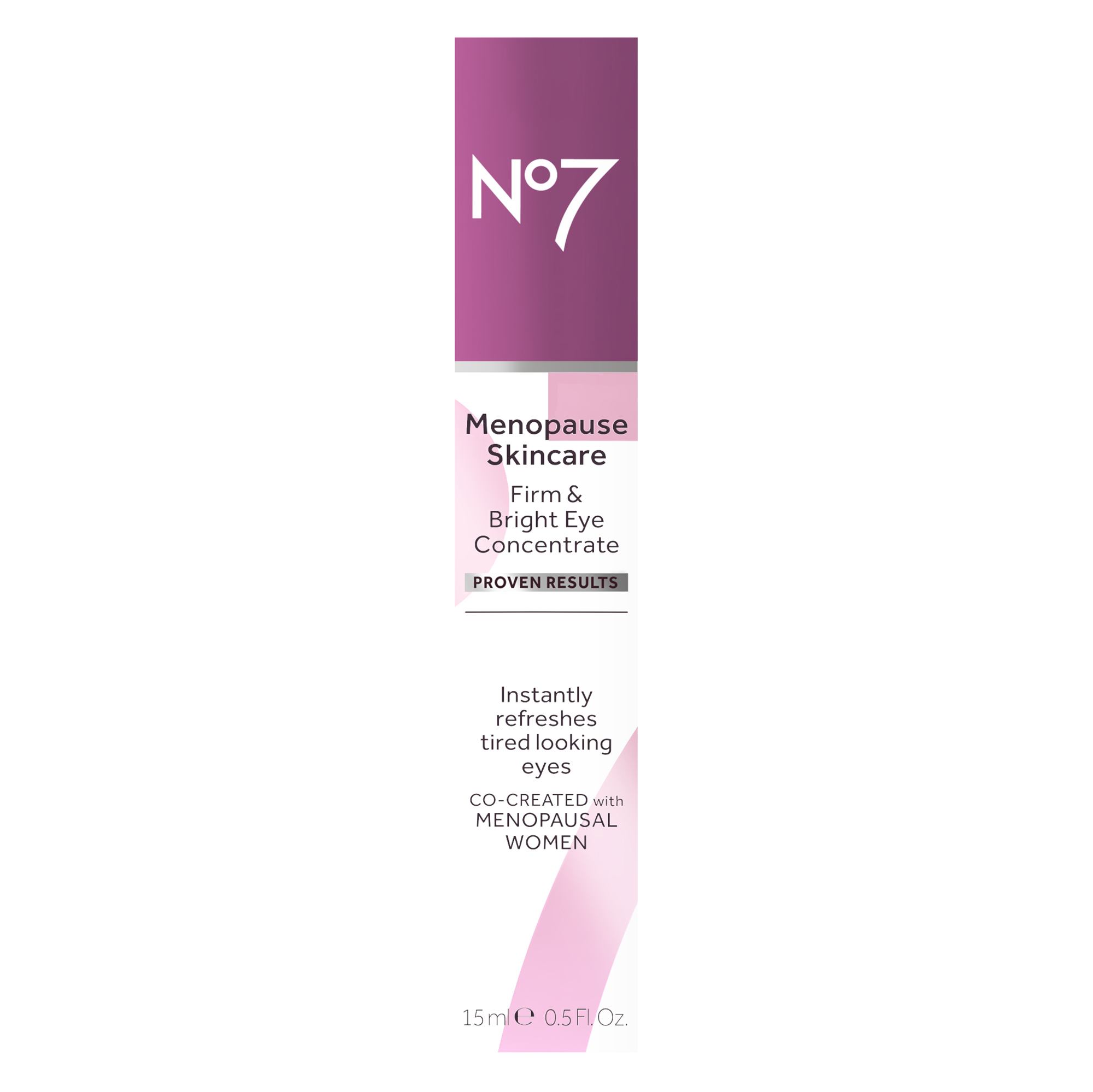 No7 Menopause Skincare Firm & Bright Eye Concentrate Serum for Dark Circles and Wrinkles, 0.5 oz - image 9 of 10