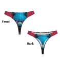 thumbnail image 3 of Balery Neon Cyberpunk Blue Bear Tangas de Algodón para Mujer con Estampado – Ropa Interior Sexy, Transpirable, G-string-3X-Large, 3 of 6