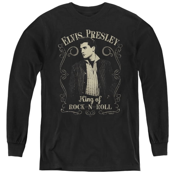 Elvis Presley - Rock Legend - Youth Long Sleeve Shirt - Small