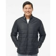 thumbnail image 2 of Adidas - Puffer Jacket - A570 - Grey Five - Size: M, 2 of 4
