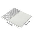 thumbnail image 2 of Drying Mat for Extra Large Silicone Drying Mats Kitchen Counter Drain Racks Washable Rubber Drying Rack Mats for, 2 of 7