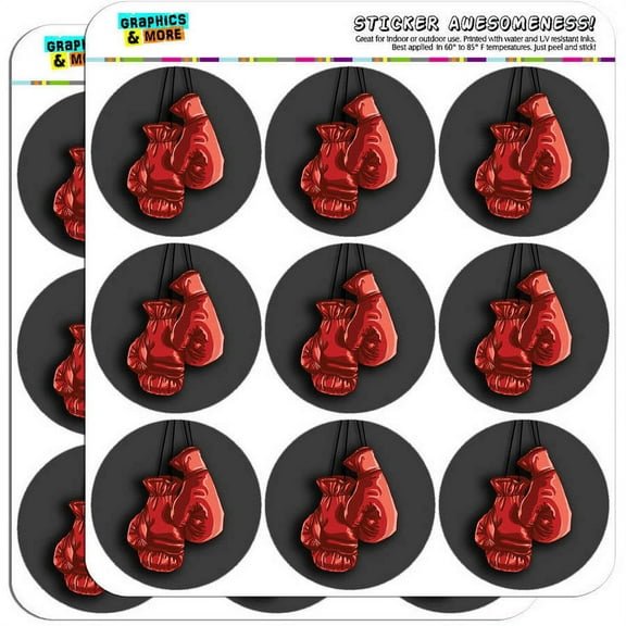 Boxing Gloves Boxer 18 2" Planner Calendar Scrapbooking Crafting Stickers