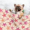 thumbnail image 3 of Pofeuu Starfish Print Puppy Blanket,Dog Blankets,Pet Blanket Cozy Cat Blankets for Indoor Cats, Fuzzy Pet Blanket for Kitten Doggy Dog Blankets-Medium, 3 of 8
