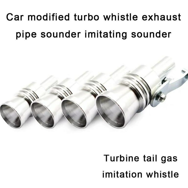 1pc Car Modified Turbo Whistle Exhaust Pipe Sounder