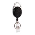 thumbnail image 1 of With Belt Bling Rhinestone Key Ring Clip On Retractable Badge Holder Fashion, 1 of 4