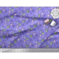 thumbnail image 2 of Soimoi Purple Cotton Voile Fabric Coffee Machine & Jug Kitchen Print Sewing Fabric Yard 42 Inch Wide, 2 of 3